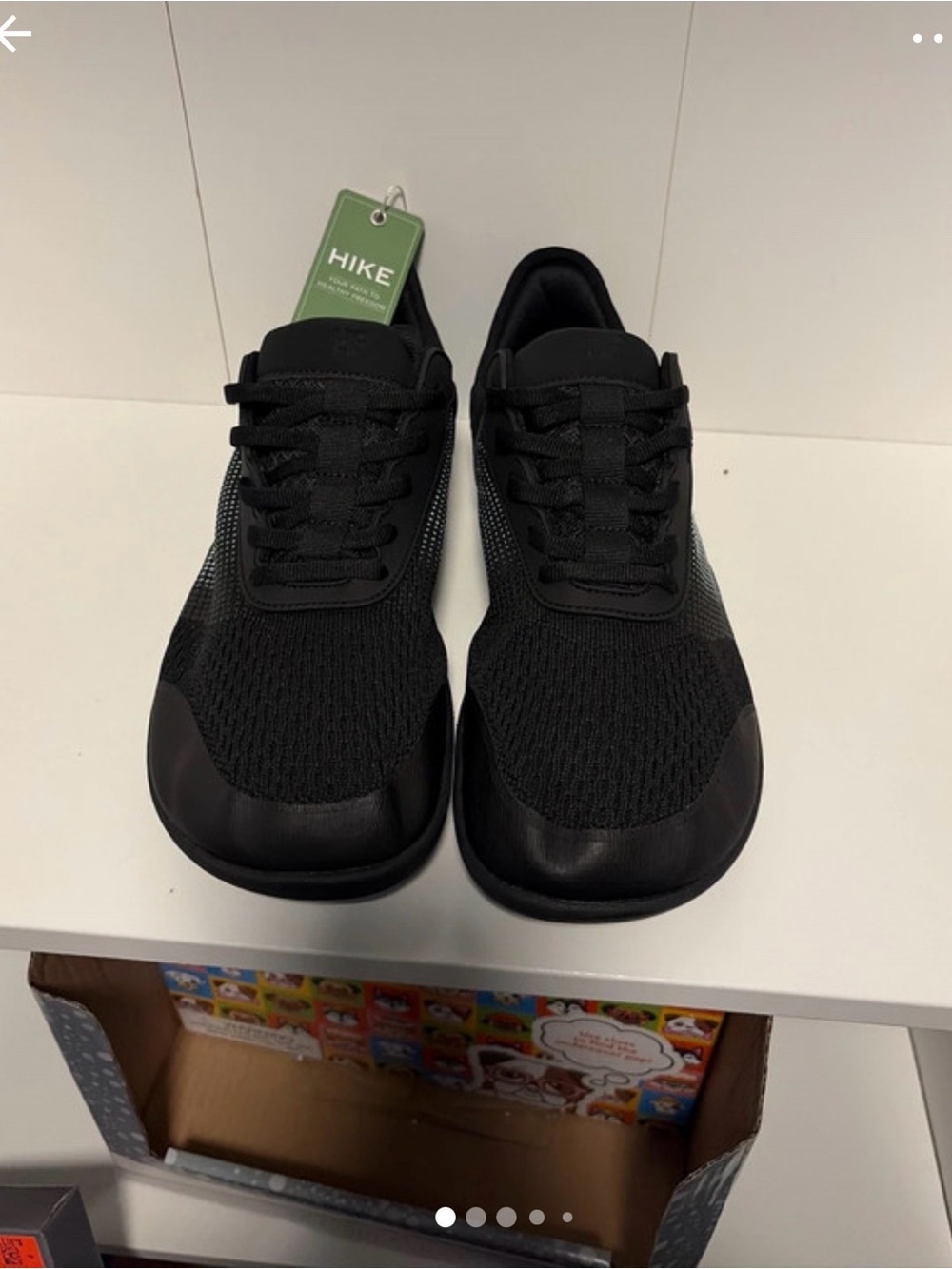 Men's Black Lightweight Walking Shoes